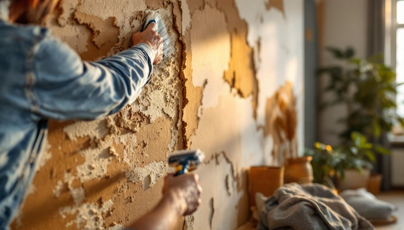 Comment décoller papier peint ancien et récalcitrant
