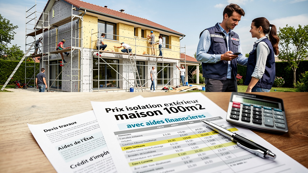 Prix isolation exterieur maison 100m2 avec aides financières